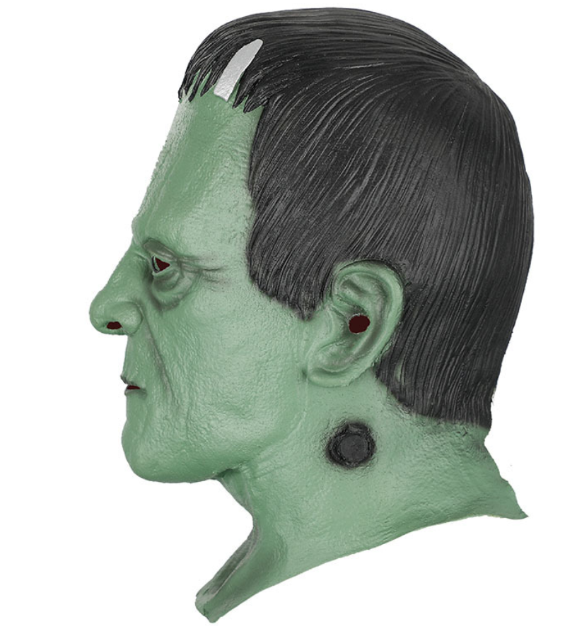 Classic Frankenstein Monster Latex Mask Full Head Green Horror Halloween Cosplay Costume Prop