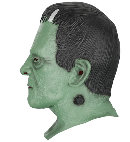 Classic Frankenstein Monster Latex Mask Full Head Green Horror Halloween Cosplay Costume Prop