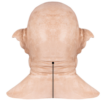 Goblin Old Troll Latex Mask Full Head Pointed Ears Gold Teeth Horror Halloween Cosplay Costume Prop