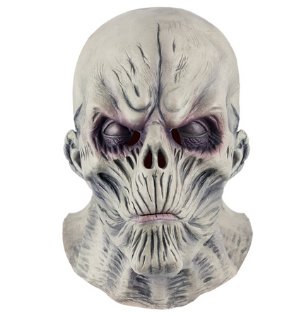 Scary Undead Zombie Full Head Latex Mask, Horror Skeleton Monster Mask Halloween Cosplay Prop