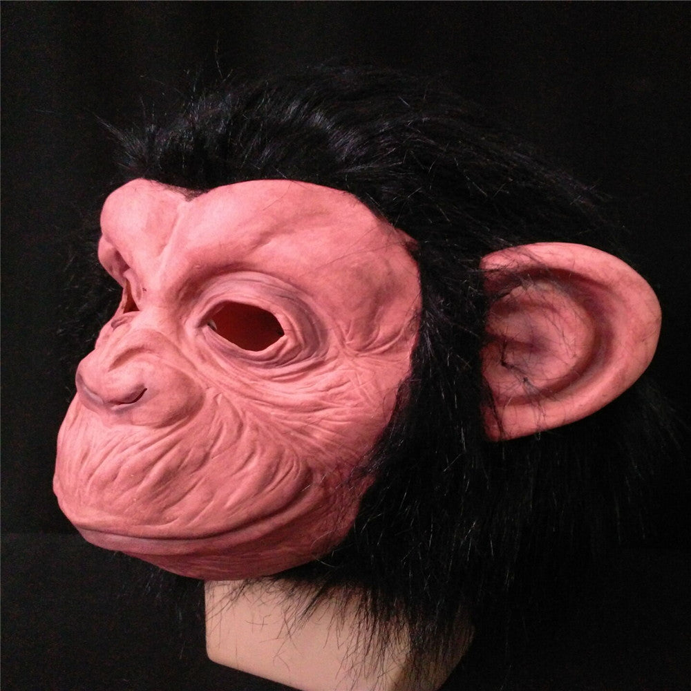 Die Big Ears Monkey Vollkopf-Latexmaske für Cosplay-Kunden