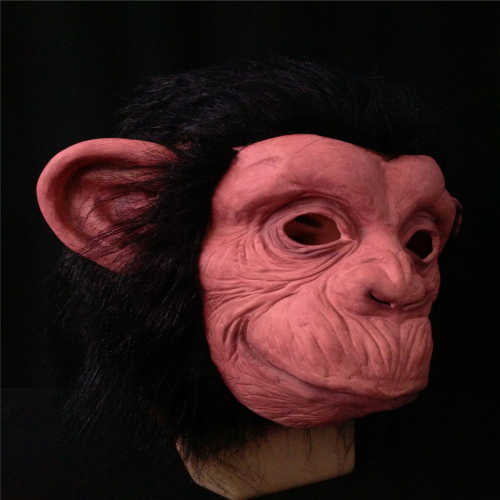 Die Big Ears Monkey Vollkopf-Latexmaske für Cosplay-Kunden