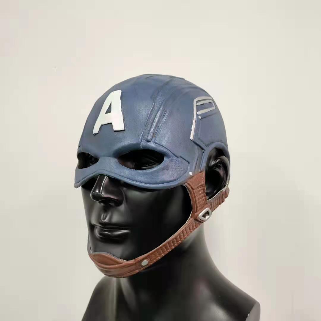 Captain America Steve Rogers Maske Latex Captain America Helm