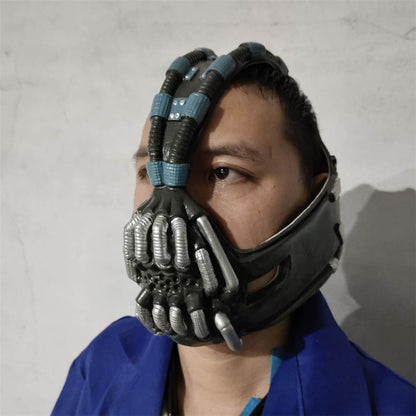 Bane Gesichtsmaske aus Latex für Erwachsene, Kostüm, Halloween, gruseliges Kostüm, Party, Batman