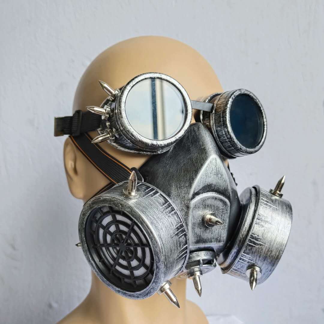 Gas Respirator Costume Mask Steampunk Dooms Day Halloween Masquerade Cosplay