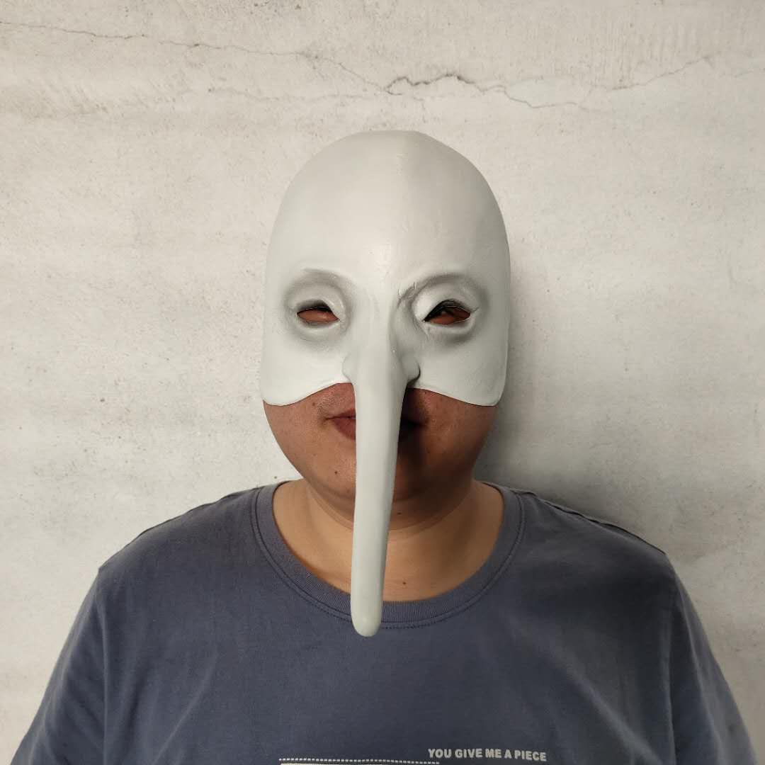 Long Nose Man Soft Latex Mask Cosplay Face Mask