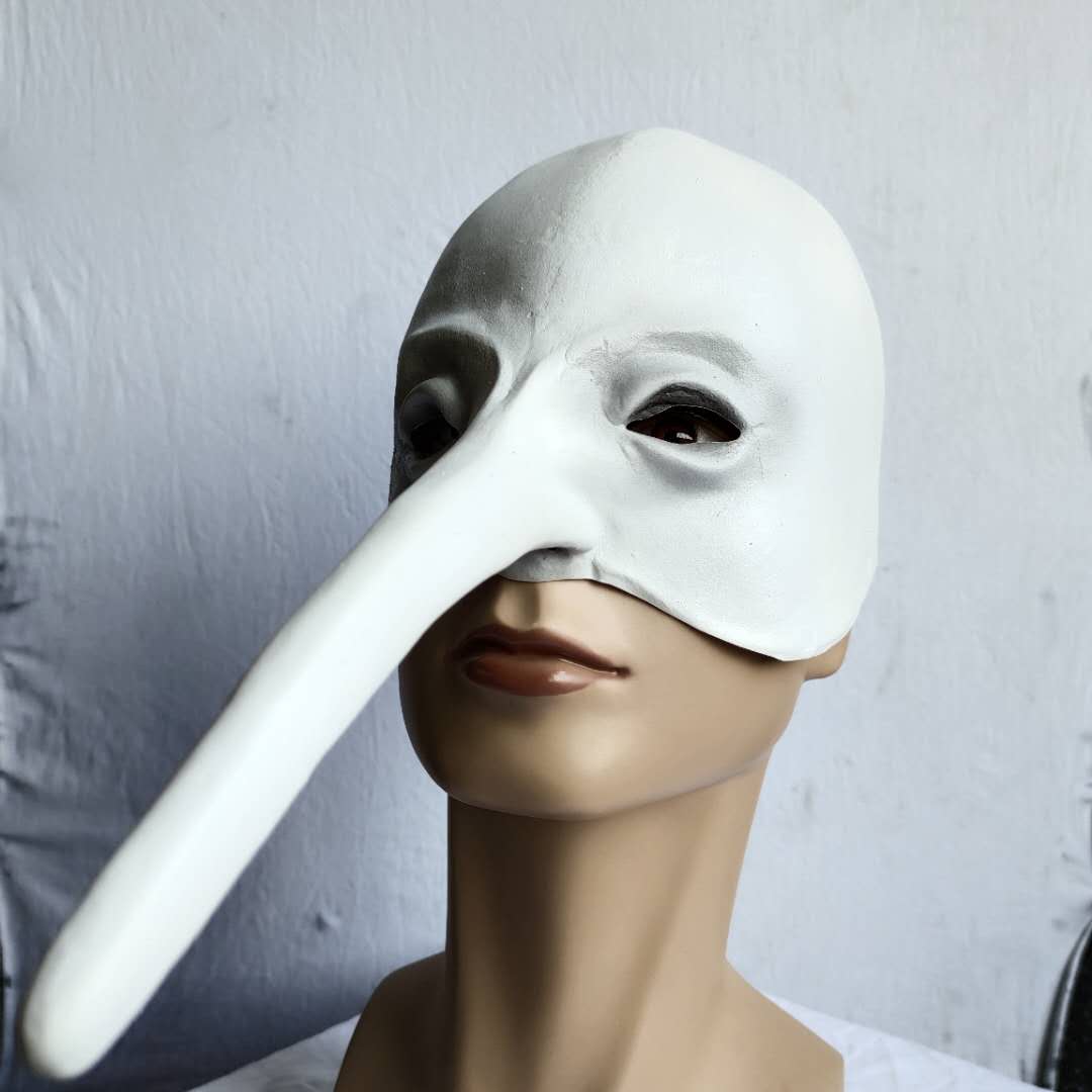 Long Nose Man Soft Latex Mask Cosplay Face Mask