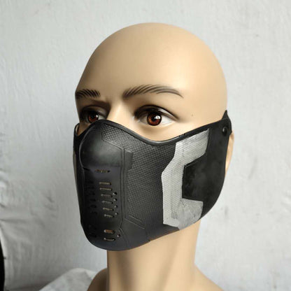 Captain America 2 Winter Soldier Mask James Buchanan Barnes Cosplay Latex Face Mask