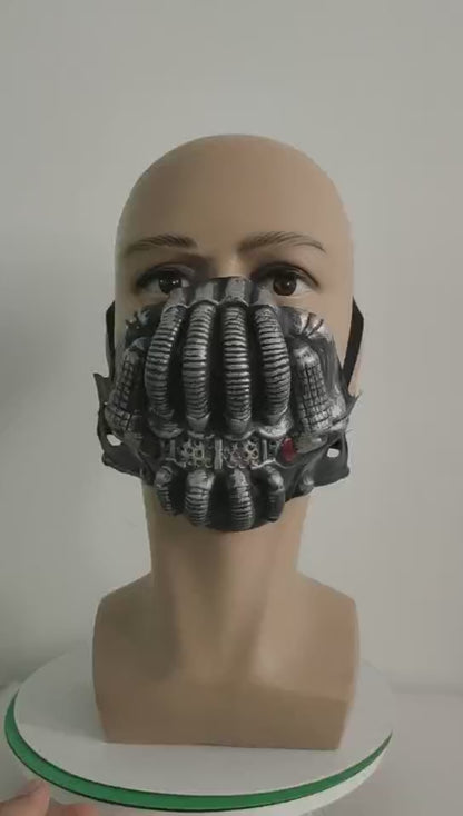 Bane Face Mask Latex Adults Fancy Dress Halloween Scary  Costume Party batman