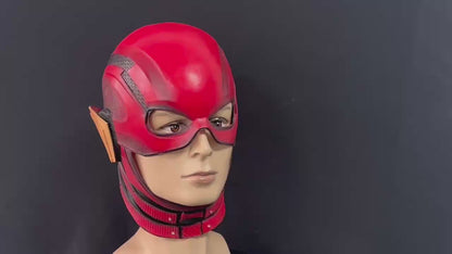 Superhero Deluxe The Flash 2 Movie Cosplay Prop Halloween Full Head Latex Mask