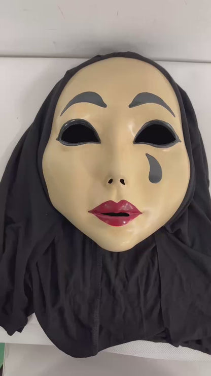 Night of Terror in Venice Horror Latex Face Mask Halloween Cosplay Props